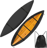 600D Kayak Cover,Heavy Duty Tear Resistant Canoe Cover, Waterproof & UV-Proof Trailerable Kayak Covers for Outdoor and Indoor Storage
